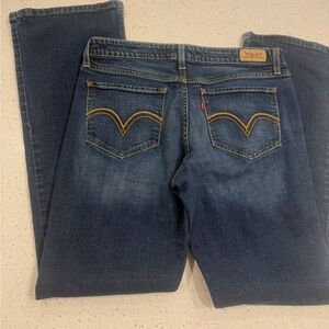 Levi’s 518 Super Low Bootcut Jeans Dark Wash Y2K Low Rise Size 11M